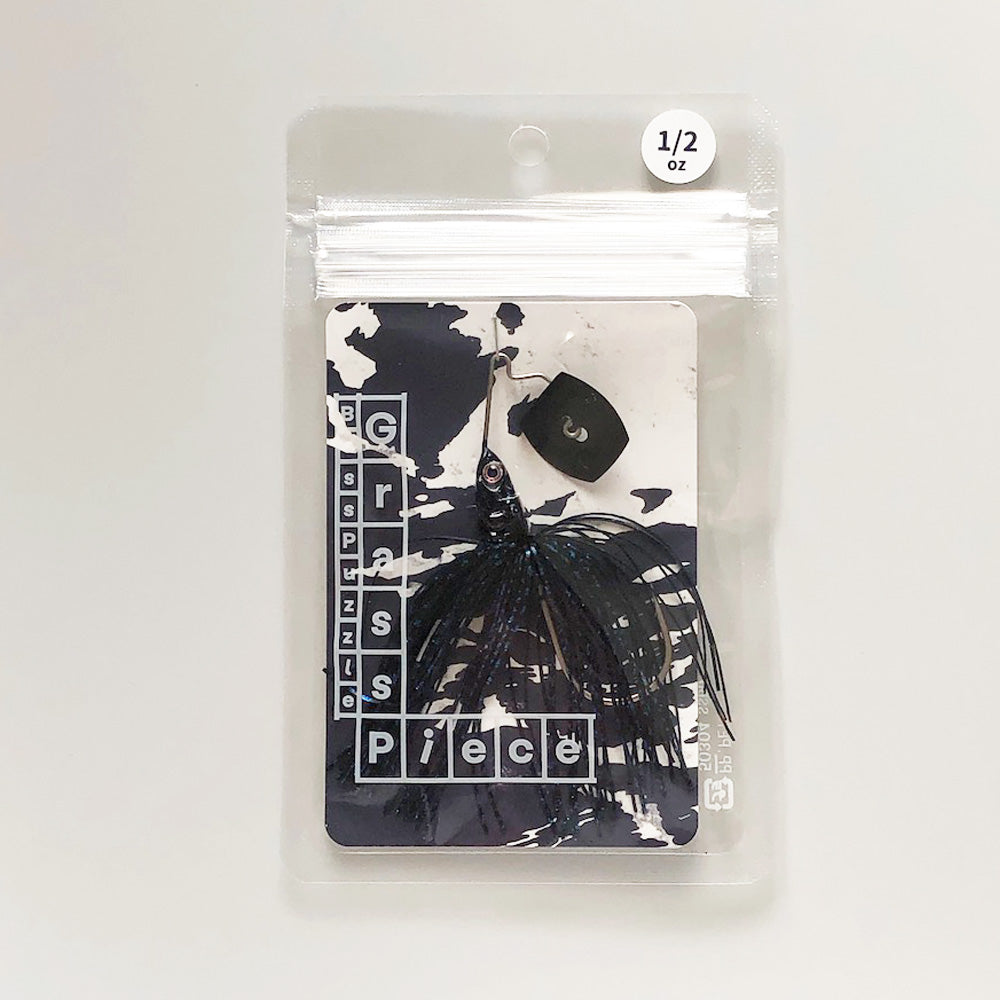 Grass Piece 1/2oz Black Blue