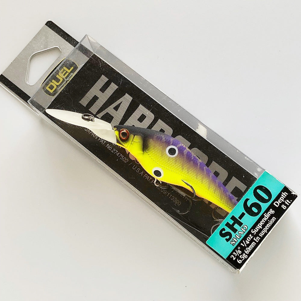 Duel Hardcore Shad SH-60 Angeln, Japan Wobbler, Köder, Raubfische, Hecht, Barsch Duel Hardcore Shad SH-60 Angeln, Japan Wobbler, Köder, Raubfische, Hecht, Barsch
