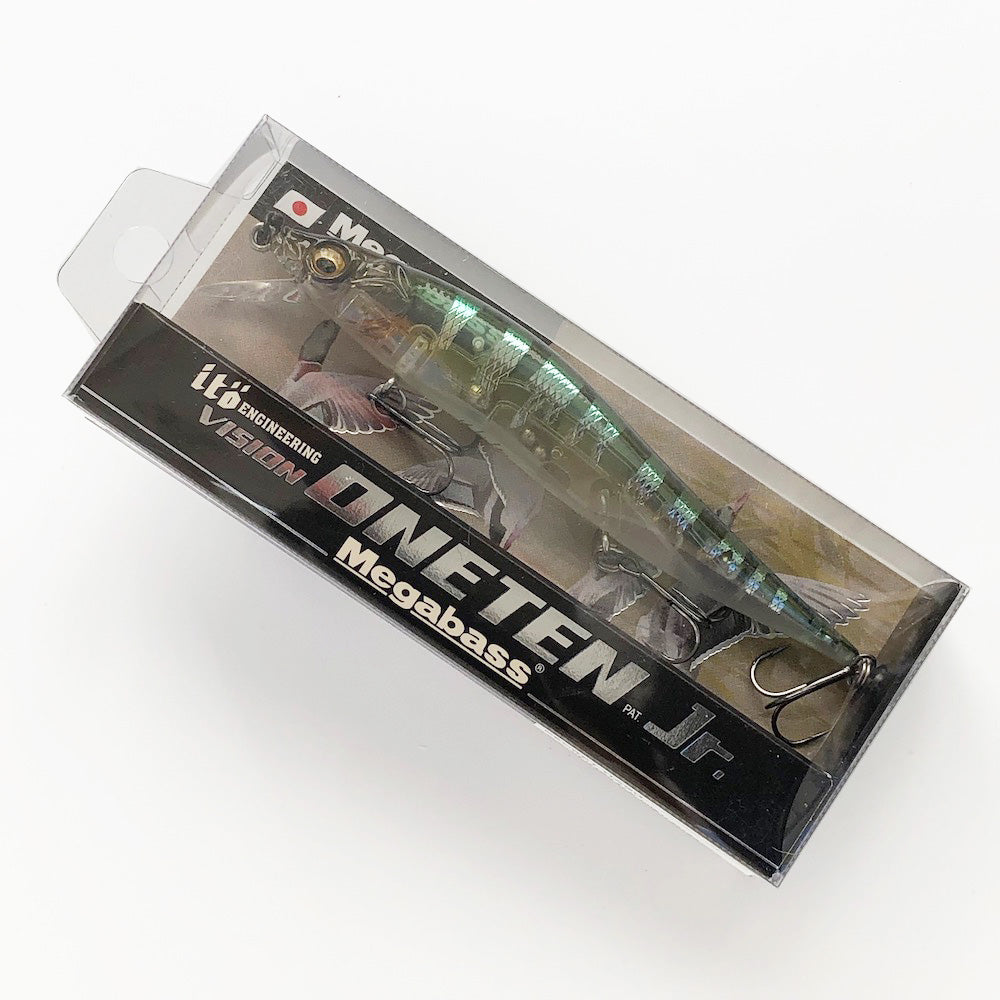 Megabass Vision 110 Oneten Jr Suspend Lure Ito Clear Raker - Leurre Suspendu 9,8cm 11g Pour Pêche Sportive